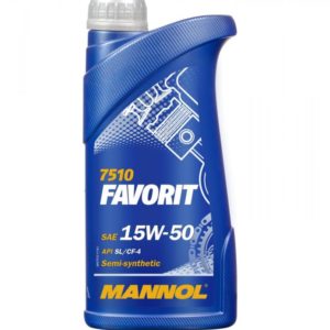 15/50 Favorit MANNOL   1л. мин.  API SL/CF/CF-4 Масло моторное /кор.20шт./