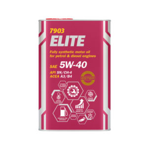 5/40 Elite MANNOL   1 л. синт. ACEA A3/B4  API SN/CF Масло моторное /кор.12шт./ж/б