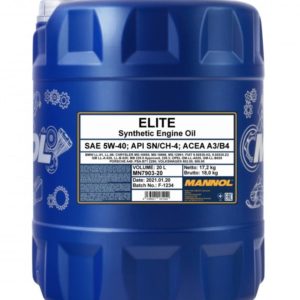 5/40 Elite MANNOL  20л. синт. API SN/CF Масло моторное