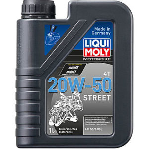 4T 20/50 Motorbike Street LIQUI MOLY   1л. мин. API SG/SJ/SL Масло моторное для мотоциклов/кор.6шт./