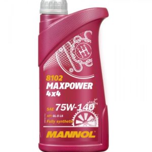 75/140 Maxpower 4X4 MANNOL   1л. синт. API GL-5 Масло трансмиссионное для МКПП /кор.20шт./