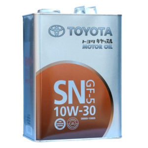 10/30 Motor Oil TOYOTA   4л. мин. API SN/CF Масло моторное /кор.6шт./ ж/б