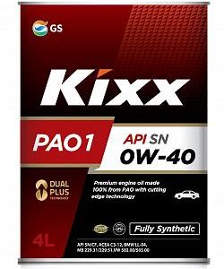 0/40 PAO 1 Kixx   4л. синт. API SN/CF Масло моторное